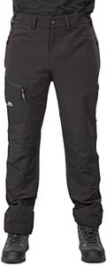 Trespass Men's Passcode Insect Repellent Stretch Hiking Trousers, Black, Medium