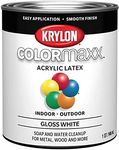 1 qt Krylon K05625007 White COLORmaxx Paint & Primer, Gloss