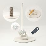 3 in 1 Glazed Ceramics Incense Tray