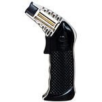 Prestige Import Group - Bazooka Desktop Torch Lighter - Super Sized Flame - Color: Black