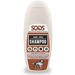 Soos Pet Shampoo Anti-Itch Natural Dead Sea Minerals Fast Absorbing Clean Fur with Vitamins Essential Oils Natural Ingredients Antiba-cterial and Antif-ungal for Dogs and Cats - 1x Pet Shampoo (250ml)