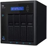 WD 56TB My Cloud PR4100 4-bay NAS - Network Attached Storage Media Server with Transcoding, with quad-core processor, 4GB DDR3L RAM and WD Red drives