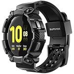 SUPCASE Unicorn Beetle Pro Series Case for Galaxy Watch 5 44mm (2022) / Galaxy Watch 4 44mm (2021), Rugged Protective Case with Strap Band (Black)