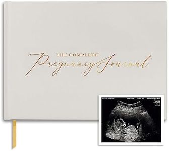 Pregnancy Journal and Planner Gift – Luxury Pregnancy Book for Expecting New Mums - Includes Calendar, Scrapbook, Checklist, Organizer and Memory Book (Gold), 11 x 8 x 1in