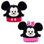 Disney Mickey and Minnie Mouse 10cm Reversible Super Soft Plush Toy