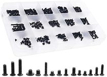 QTEATAK 300Pcs Black Laptop Notebook Computer Replacement Screws Kit for Lenovo Toshiba Gateway Samsung HP IBM Dell Sony Acer Asus SSD Hard Disk SATA