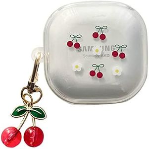 eglixu Compatibile con Samsung Galaxy Buds FE(2023)/Bud 2 Pro, custodia protettiva per auricolari con portachiavi, progettata per Samsung Galaxy Buds 2/Live/Pro custodia di ricarica (02)