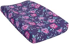 Trend Lab Quilted Jersey Changing Pad Cover, Flora