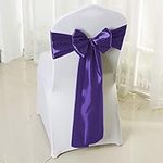 50x Table Runners Coloured Satin Ch