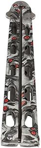 Andux Zone Couteau papillon en acier inoxydable Épaisseur importante, 11-HDD-001, gris
