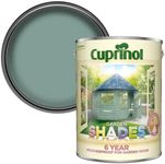 Cuprinol CUPGSSEA5L 5 Litre Garden Shades Paint - Seagrass