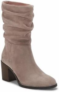 Lucky Brand Women's Bitsie Bootie Ankle Boot, Taupe, 8 US