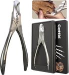 Cattio Heavy Duty Dog Nail Clippers - All Steel Material, Built-in Spring, Professional for All Dogs Cats with Thick Toena