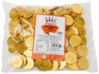 Milk Chocolate Coins - 1kg bag Approx 180 coins