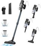 SINCHEREU Corded Vacuum Cleaner, 6-in-1 Handheld Stick Vacuum Cleaner, 21Kpa/600W/1.2L, 5 Metre Cable, Lightweight Vacuum Cleaner for Floors, Pet Hair, Carpets