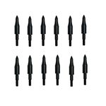 12pcs Precision 150 Grain Field Point, Steel Arrow Points Screw-In, Bullet Arrow Tips Field Tip for Bow Archery Arrow Target Practice,150 gr Crossbow Field Points 5/6 Inch, Hunting Broadhead 150