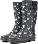 Western Chief Printed Tall Waterproof Rain Boot, Chick Chic, 9