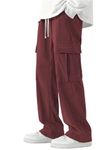 GRECIILOOKS Cargo for Men | Men Cargo Pants | Men Cargo Pants | Men Cargo | Trousers for Men | Baggy Cargo Pants for Men | Cargos for Men (GL-TP-1142-2XL-MAROON)