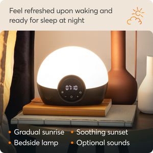 Lumie Bodyclock Glow 150 Wake-Up Light Alarm Clock – White