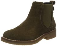 Hush Puppies Women's Maddy Chelsea Boot, Khaki, 3 UK