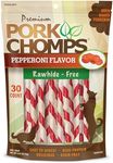 Premium Pork Chomps Mini Twistz Pepperoni 30 Count