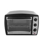 Morphy Richards Motorised Rotisserie Stay On Function Mirror Finish Door Stainless Steel Body Oven Toaster Griller RSS - 28 Liter (Black),1600 Watts