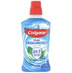 Colgate Plax Cool Mint Mouthwash 500ml - Fresh Breath mouthwash - Instant Long-Lasting Freshness - no Burn Experience - 24/7 Plaque Protection When Used Twice Daily - clinically Tested by Dentists