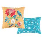 Greenland Home Thalia Decorative Pillow, 14x20 + 18x18 (in.), Multi 2 Count