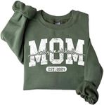 Giantbighands Personalized Mom Shirt with Kid Names, Custom Shirt Gift Mom, Custom Mom Sweatshirt, Custom Mom Hoodie, Gifts for Mother and Grandma 3