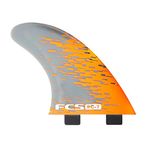 FCS PC-7 Performance Core Surfboard Tri Fin Set - Large - Orange Smoke