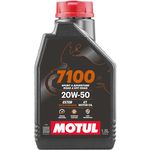 Motul 7100 4T 20W-50 API SN Fully Synthetic Petrol Engine Oil for Bikes (1.5 L)