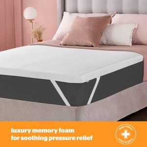 Silentnight Double Memory Foam Mattress Topper – Pressure Relief