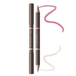 Studio 10 Lip Perfecting Plumping Liner - Achieve Fuller-Looking Lips with Precise Definition and Soft Shaping Duel-Ended Lip Pencil - Long Lasting Lip Liner For Mature Skin