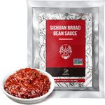 Soeos Sichuan Pixian Boad Bean Paste, Pixian Doubanjiang Chili Paste, Hong You Dou Ban with Red Chili Oil, Soybean Paste, 1 LB (2 Indivisual Packs included), (SOEOS-P)