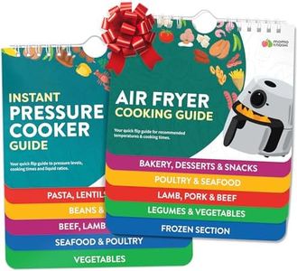 Air Fryer Instant Pot Magnetic Cooking Guides - 7” x 6” Set of 2 - Instant Pot Air Fryer Accessories Cook Books - Airfryer Kitchen Accessories - & Kitchen Gadgets 2024 - Instant Air Fryer Cookbook