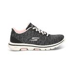 Skechers Womens Go Walk 5-True Walking Shoes Vegan High-Rebound Comfort Pillar Technology Black - 2 UK (15905)