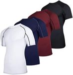 4 Pack: Mens Big and Tall Short Sle