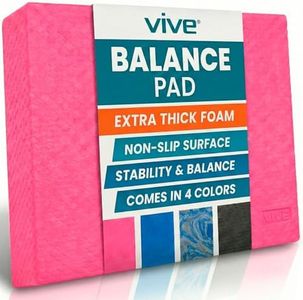 Vive Balance Pad - Foam Board Yoga Mat Block for Physical Therapy, Stability, Workout, Knee and Ankle Exercise - Equipment for Strength Training, Rehab - Large Floor Pad for Adults, Kids