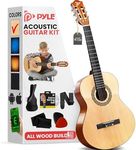 Pyle Beginner Acoustic Guitar Kit, 
