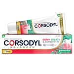 Corsodyl Toothpaste Gum+ Sensitivity Whitening Toothpaste for Gum Care & Fresh Breath, 75ml
