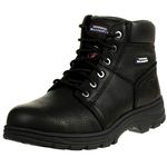 Skechers Men's Workshire Classic Boots, Black Embossed Leather, 11 UK