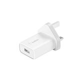 Belkin Boost Charge USB-A Wall Charger 18 W (Qualcomm Quick Charge 3.0 Charger, USB Charger for Quick Charge Devices, Compatible with Samsung, Sony, LG and More)