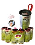 PiC 12 Pack Combo Fly Catcher Glue Ribbon, Fly Trap, Fly Paper Ribbon, Sticky Fly Ribbons, Fly Paper Traps Strips, Sticky Fly Strips for Indoor use - Definite Fly Killer Without Poison and Mess