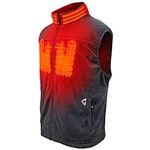 Gerbing 7V Thermite Mens Fleece Heated Vest 2.0 Gray XXL