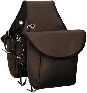 Weaver Leather Insulated Nylon Saddle Bag, Brown