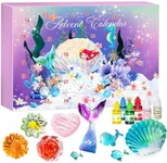 Advent Calendar 2024 Soap Making Kit for 6-14 Kids, Teen Girls, Women, 24 Days Christmas Countdown Calendar, Make Your Own Soap DIY Handmade Craft Kits, Fun STEM Science Gifts for Xmas Countdown