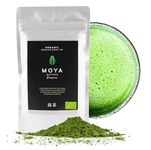 Moya Matcha Organic Tea Green Powder | 100g Premium Ceremonial Grade (I) | Grown & Harvested in Uji, Japan | Perfect for the Traditional Japanese Tea Ceremony with Water | Vegan & Vegetarian Friendly