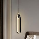 Smartway ®- 24 watt, Caen Pendant Light, Hanging Light, Ceiling Light for Living Room, Bedroom, 3 Color Mode (Warm White + Cold White + Natural White)
