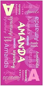 JOYXBUY Personalized Beach Towel with Name, Microfiber Beach Towels Custom Monogram and Name Design, Personalized Gifts for Women Men Kids