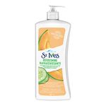 St. Ives Refreshing Body Lotion for dry skin Cucumber Water & Melon paraben-free 600 ml